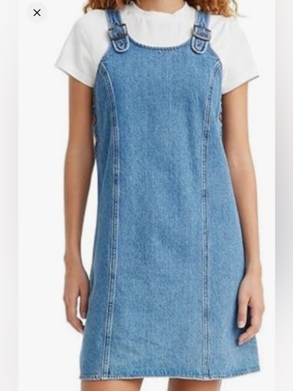 Levi's Denim Shift Dress - Light Blue